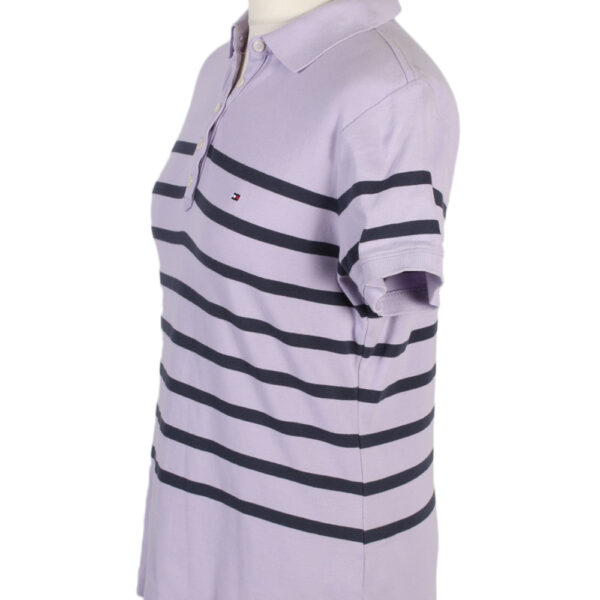 Tommy Hilfiger Polo Shirt 90s Retro Purple L