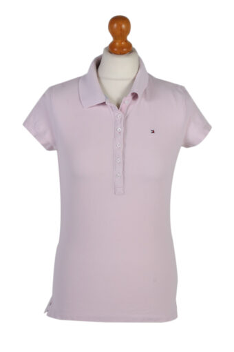 Tommy Hilfiger Polo Shirt 90s Retro Pink S