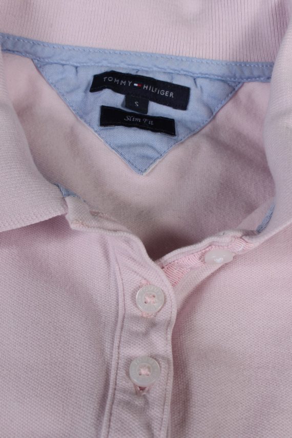 Tommy Hilfiger Polo Shirt 90s Retro Pink S
