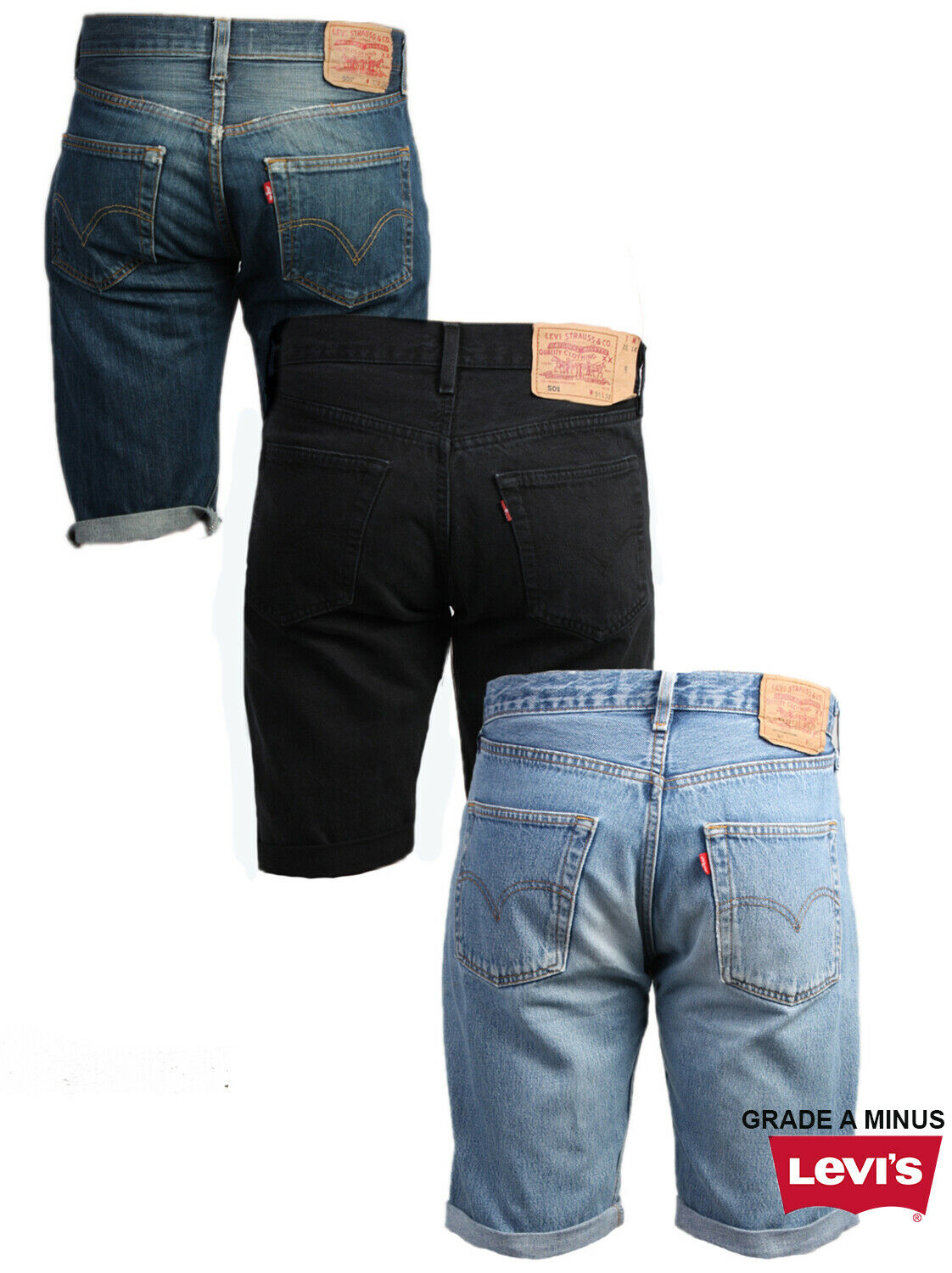 Mens Levis Levi Strauss Denim Shorts 