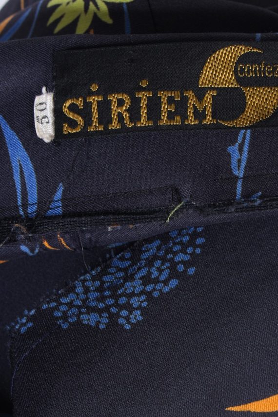Vintage Siriem Shirt Short Sleeve M Navy LB238-96774