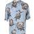 Hawaiian Shirt 90s Retro Summer Aloha Turquoise M