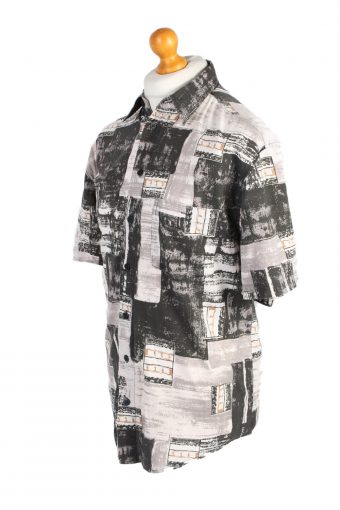 Vintage Jacques Lorant Fashion Designer Hawaiian Shirt M/L Multi SH3429-97508