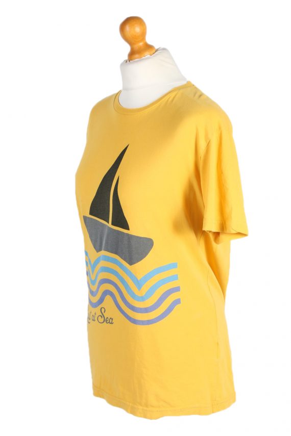 Jack&Jones T-Shirt Denim Lost at Sea Yellow L