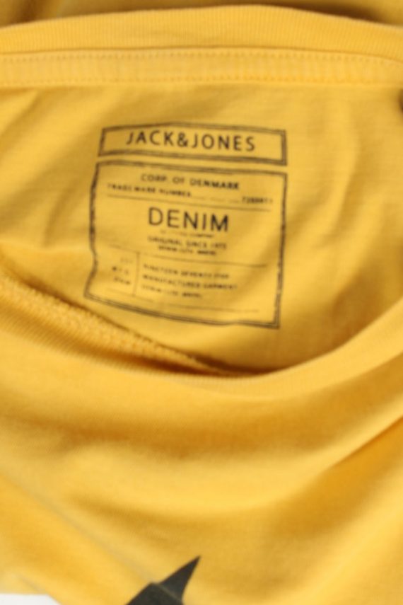 Jack&Jones T-Shirt Denim Lost at Sea Yellow L