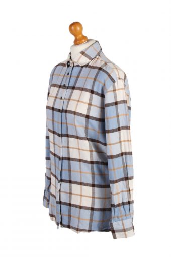 Vintage Flannel Shirt Verse Printed Corduroy M Multi SH3542-100587