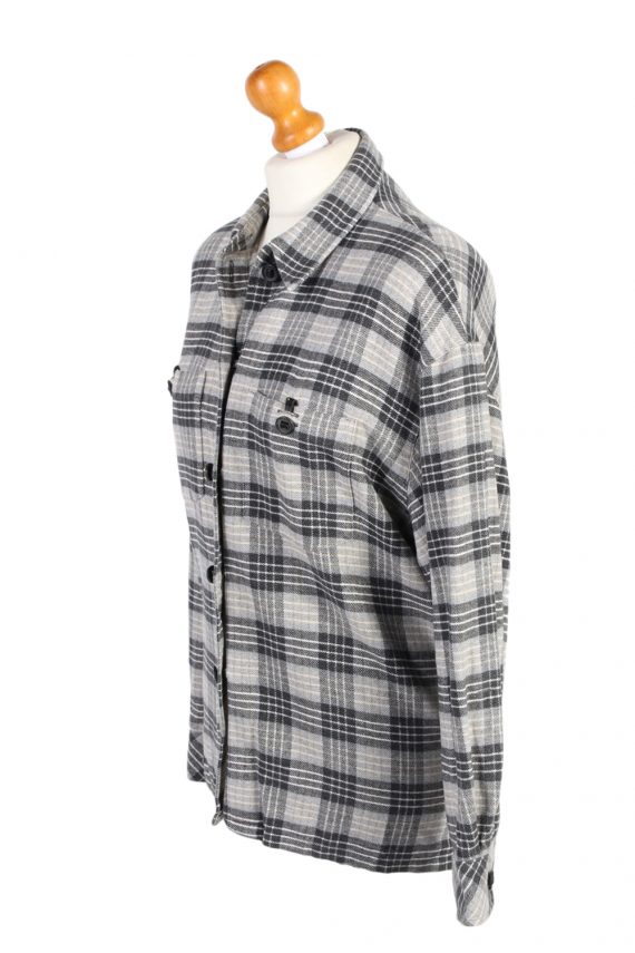 Flannel Checkshirt 90s Retro Women Multi L