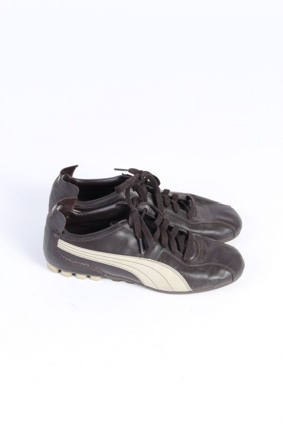 Vintage Puma Shoes Trainer Sportswear Low Tops UK 8.5 Brown