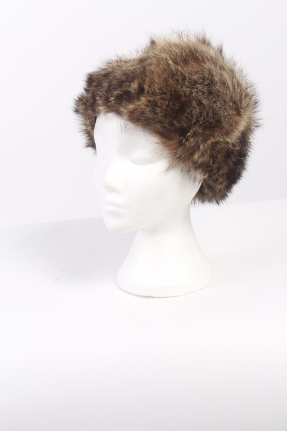 Vintage Fur Canadian Style Genuine Hat Mocha HAT265-0