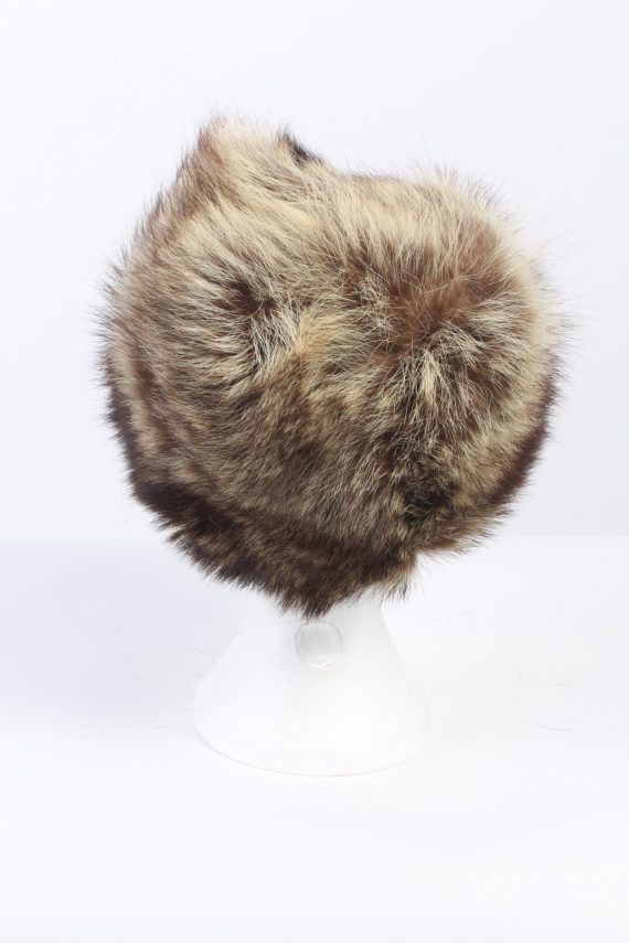 Vintage Fur Canadian Style Genuine Hat Mocha HAT265-102536