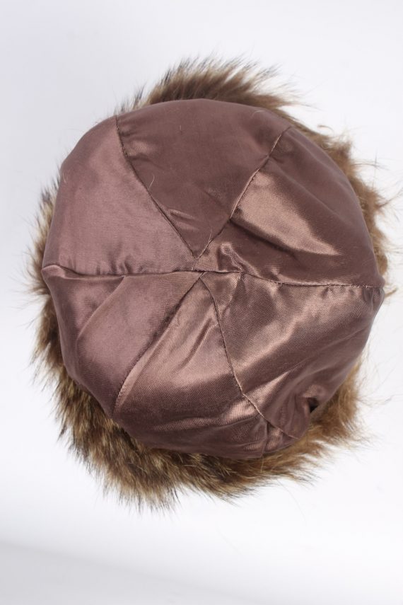 Vintage Fur Canadian Style Genuine Hat Mocha HAT265-102537