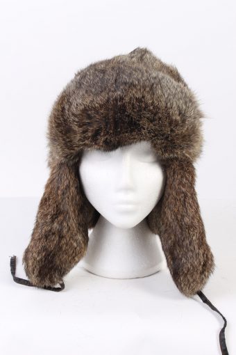 Vintage Fur Hat European Style Faux