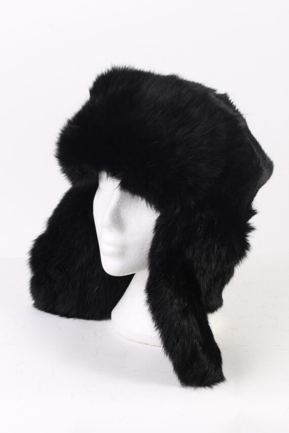 Vintage Fur Hat Canadian Style Faux