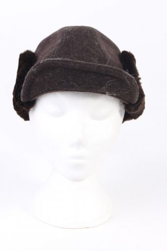 Vintage Fur Hat European Style Cossack Brown HAT365-102945