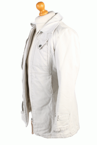GStar Coat Jacket Vintage Warm S White -C1432-104434