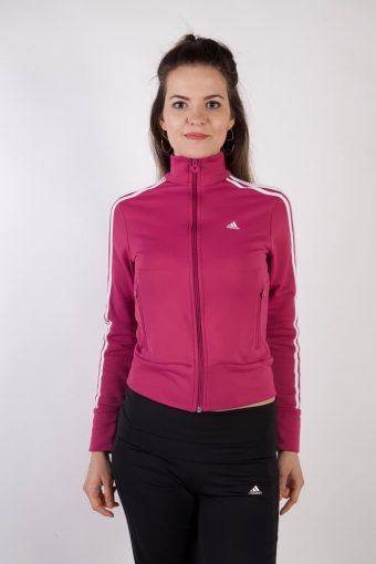 Adidas Track Top High Neck 90s Pink M