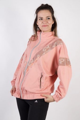 Vintage Authentic Tracksuits Top Shell Sportlife Style L Pink -SW2202-105604