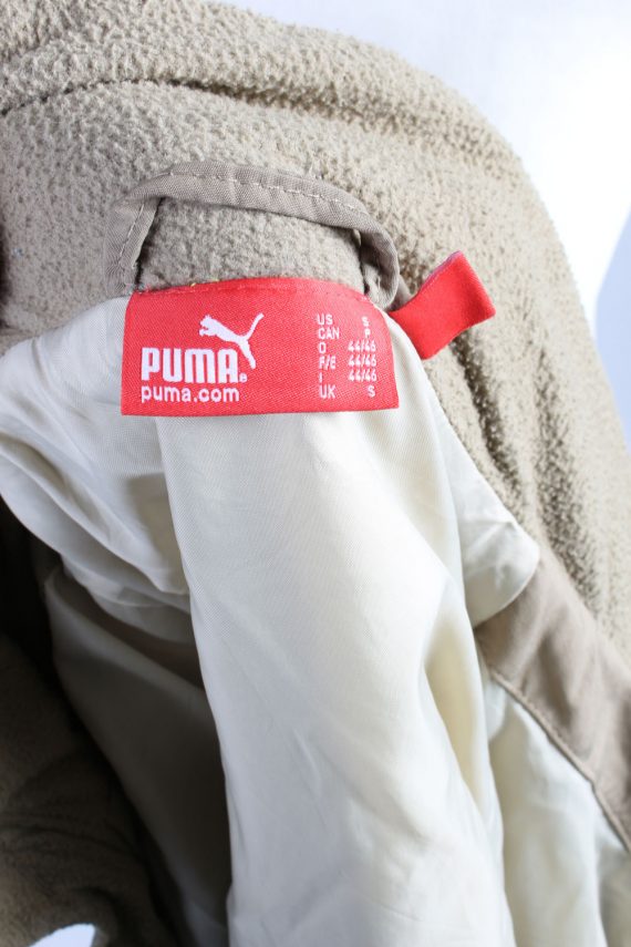 Vintage Puma Puffer Jacket Padded Jacket S Khaki