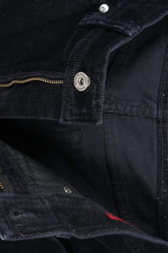 Vintage Pierre Cardin Stretch Fit Corduroy Denim Jeans W31 L32 Navy J4128-107255