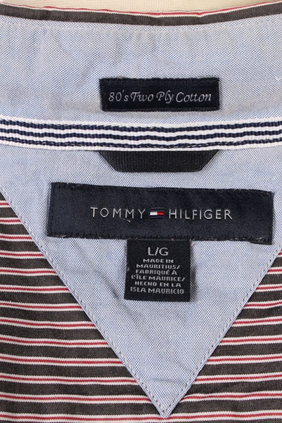 Tommy Hilfiger Shirt Long Sleeve Men 90s Multi M