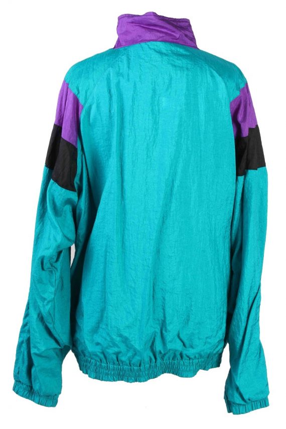 Rodeo Shell Track Top High Neck 80s Retro XL