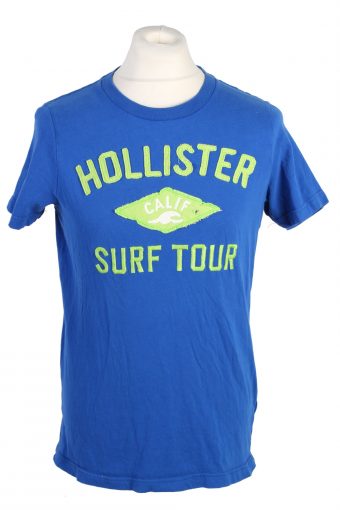 Hollister T-Shirt 90s Retro Shirt Blue XL