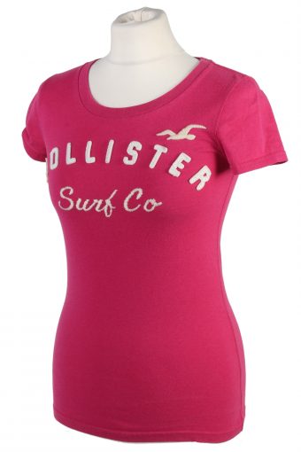 Hollister T-Shirt 90s Retro Shirt Pink M