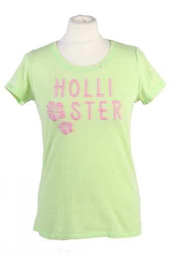Hollister T-Shirt 90s Retro Shirt Green M