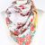 Vintage Scarf Butterfly Printed Multi Colour