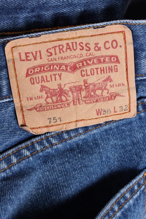 Levi’s 751 Mid Waist Jeans 90’s`s Smart Retro 36 in