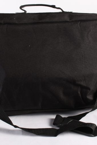 Vintage Briefcase Business Work Unisex Bag Adjustable Strap Black