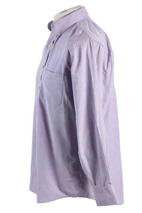 Mens Chaps Classic Fit Oxford Long Sleeve Shirts Lilac M