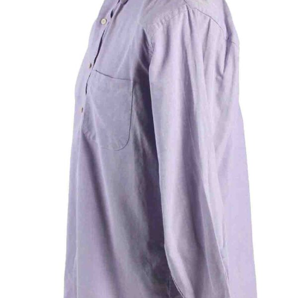 Mens Chaps Classic Fit Oxford Long Sleeve Shirts Lilac M