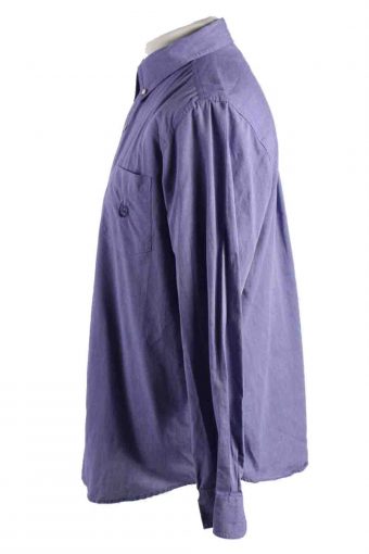 Vintage Mens Chaps Long Sleeve Shirts M Purple SH3904-115156