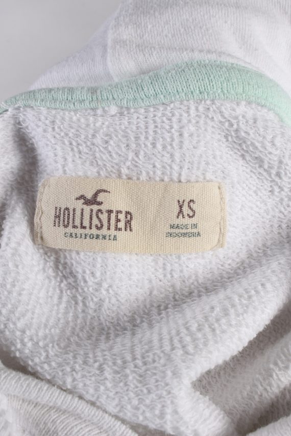Vintage Hollister Hoddies Tracksuits Top XS White -SW2360-115804