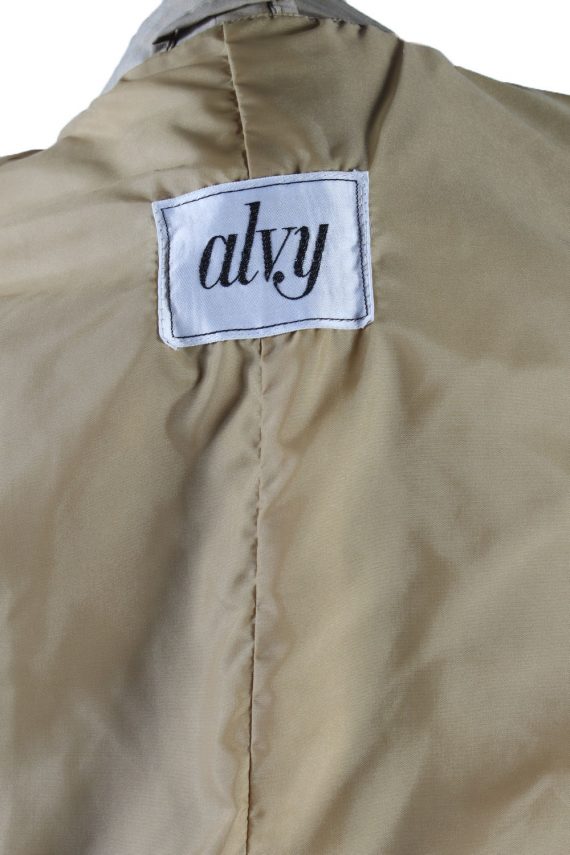 Vintage Alvy Classic Trench Coat Bust 48 Beige