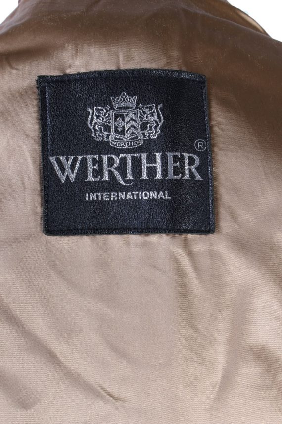 Vintage Werther Wool Classic Coat Chest 50 inches Brown