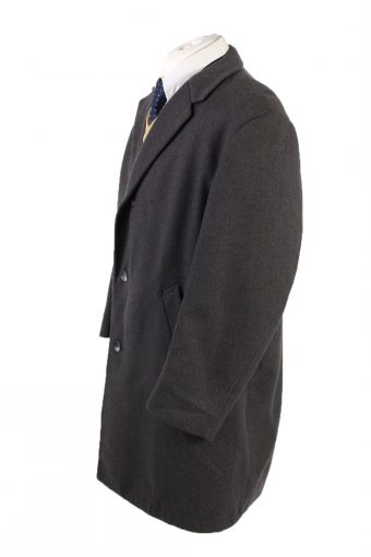 Vintage Reine Wolle Classic Jacket Coat Chest 49 Grey