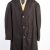 Vintage Cyclone Paris Classic Trench Coat Chest 52 Dark Brown