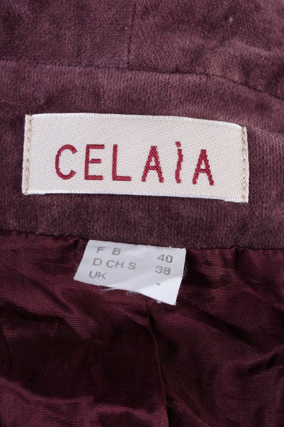 Vintage Celaia Soft Velvet Jacket 38 Lilac