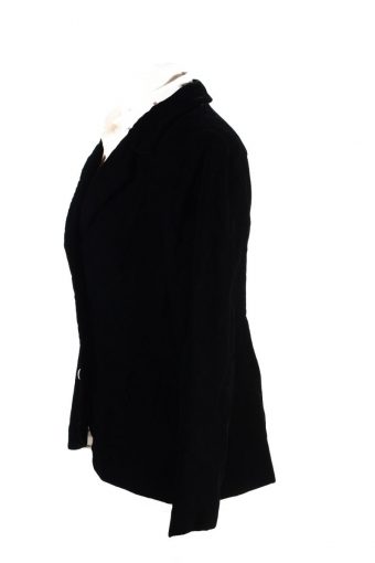 Vintage C&A Golden Gate Soft Velvet Jacket 4 Black