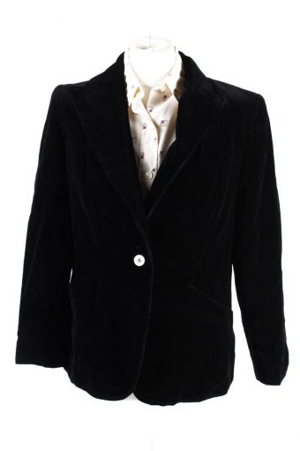 Vintage Rawe Rheda Soft Velvet Jacket 42 Black