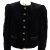Vintage Soft Velvet Jacket 42 Black