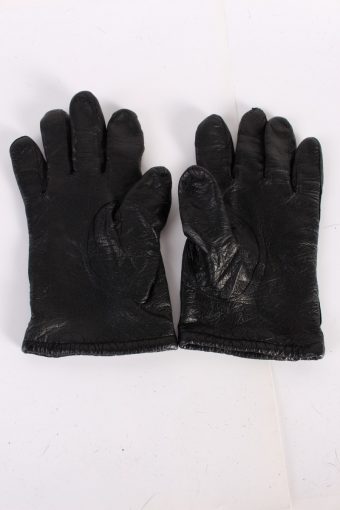 Vintage Leather Gloves Lining 7 Brown