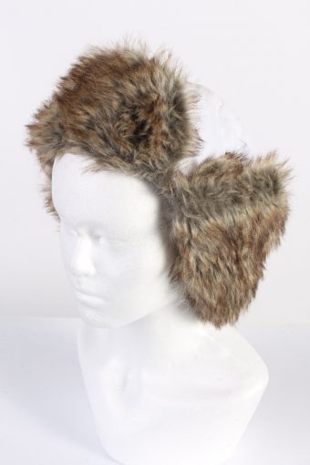 Vintage Fur Russian Style Genuine Hat