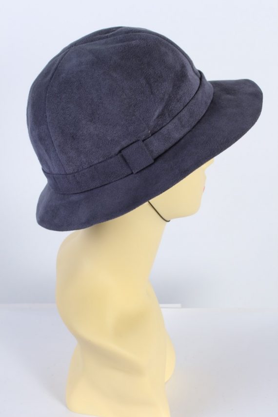 Vintage Ella Rohte Eutin Trilby Hat 1990S Fashion Blue HAT568-119149