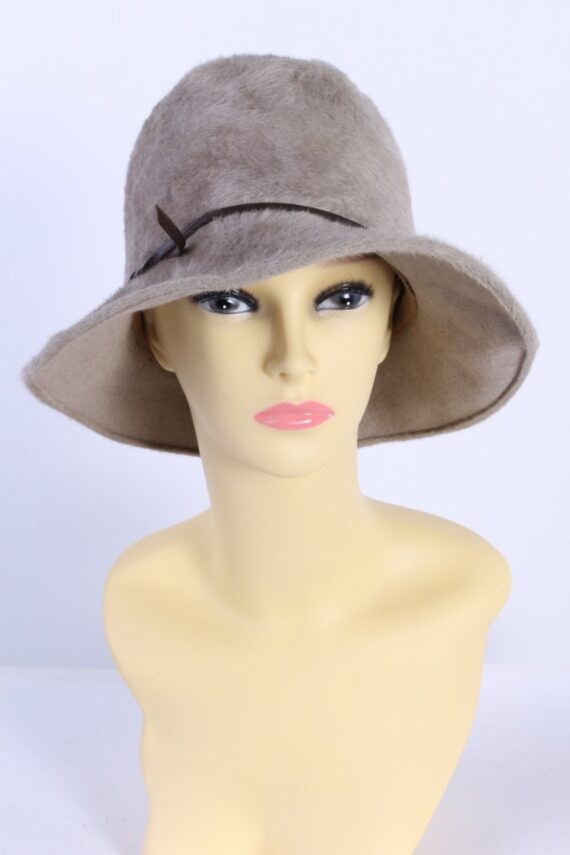 Vintage Trilby Hat Fleece Fedora
