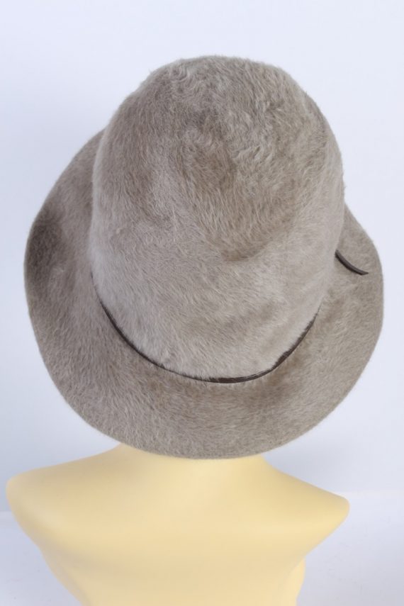 Vintage Trilby Hat Fleece Fedora