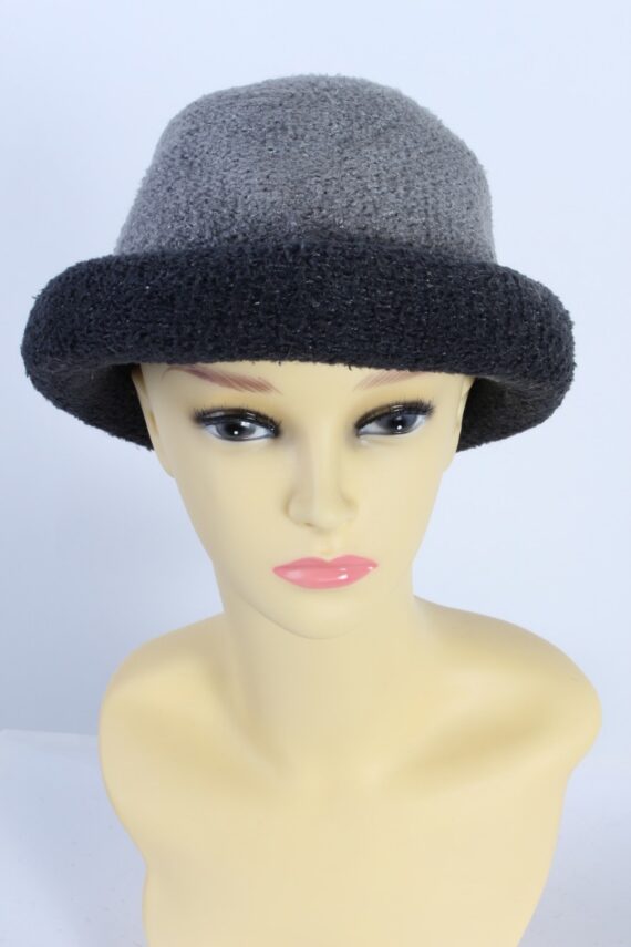 Vintage Hat 90S Style Fashionable Soft Brimmed Grey HAT597-0