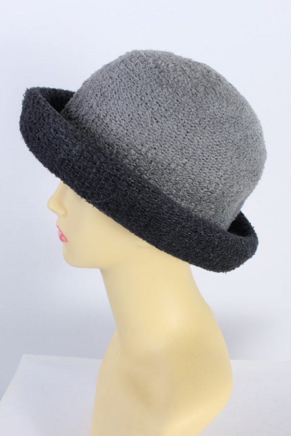 Vintage Hat 90S Style Fashionable Soft Brimmed Grey HAT597-119040